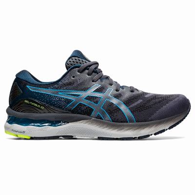 Férfi Asics Gel-Nimbus 23 (4E) Futócipő AS1024563 Szürke/Világos Türkiz